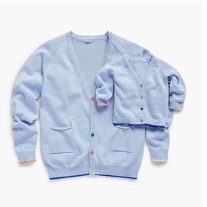 Hill House Home The Tiny House Cardigan Blue 3-6m